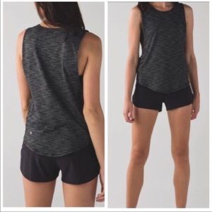 Lululemon Var-City Muscle Tank Top with cross-cross sides